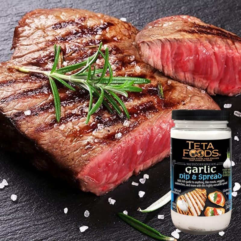Teta Foods Garlic Dip & Spread 12oz | www.AlbazaarMarket.com