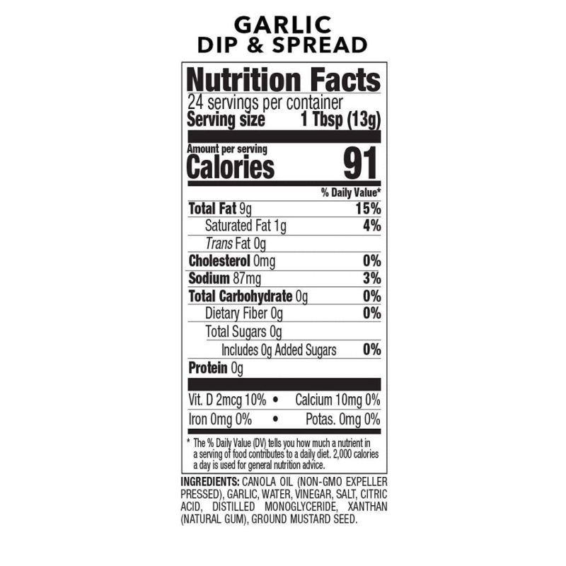 Teta Foods Garlic Dip & Spread 12oz | www.AlbazaarMarket.com