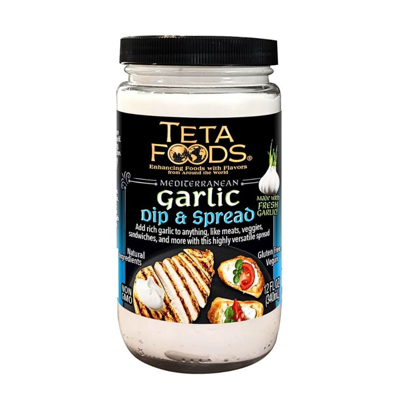 Teta Foods Garlic Dip & Spread 12oz | www.AlbazaarMarket.com