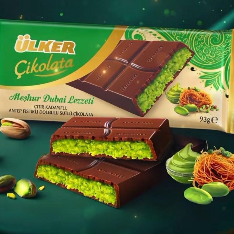 Ulker Cikolata Dubai Chocolate Bar 93g | www.AlbazaarMarket.com