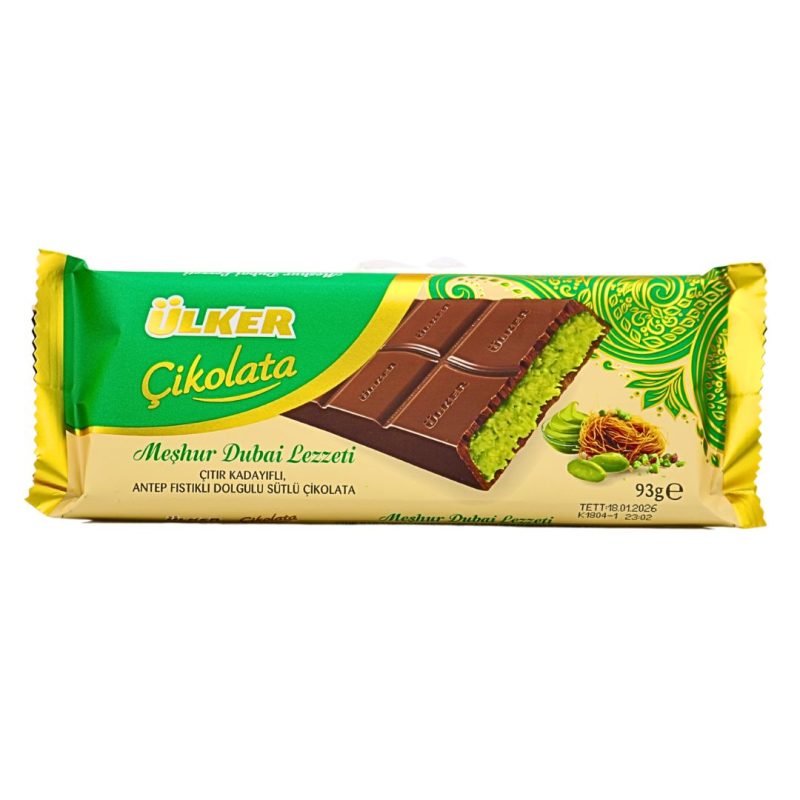 Ulker Cikolata Dubai Chocolate Bar 93g | www.AlbazaarMarket.com