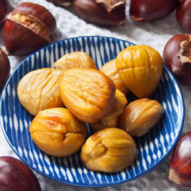 Yafa Organic Whole & Shelled Roasted Golden Chestnuts 100g | www.AlbazaarMarket.com