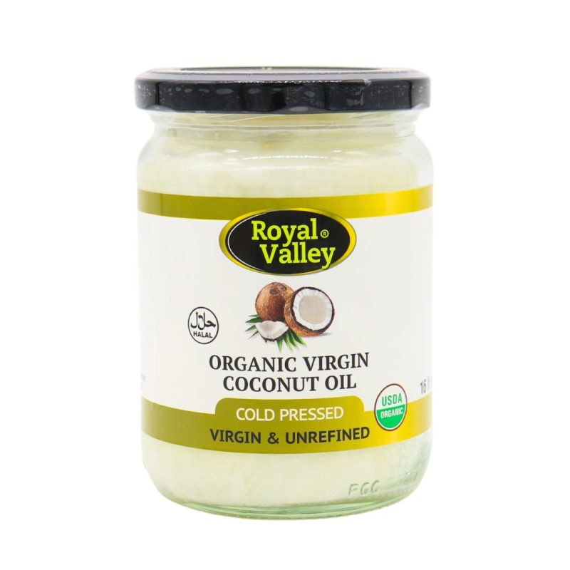 Royal Valley Organic Virgin Coconut Oil 16 oz Jar | www.AlbazaarMarket.com