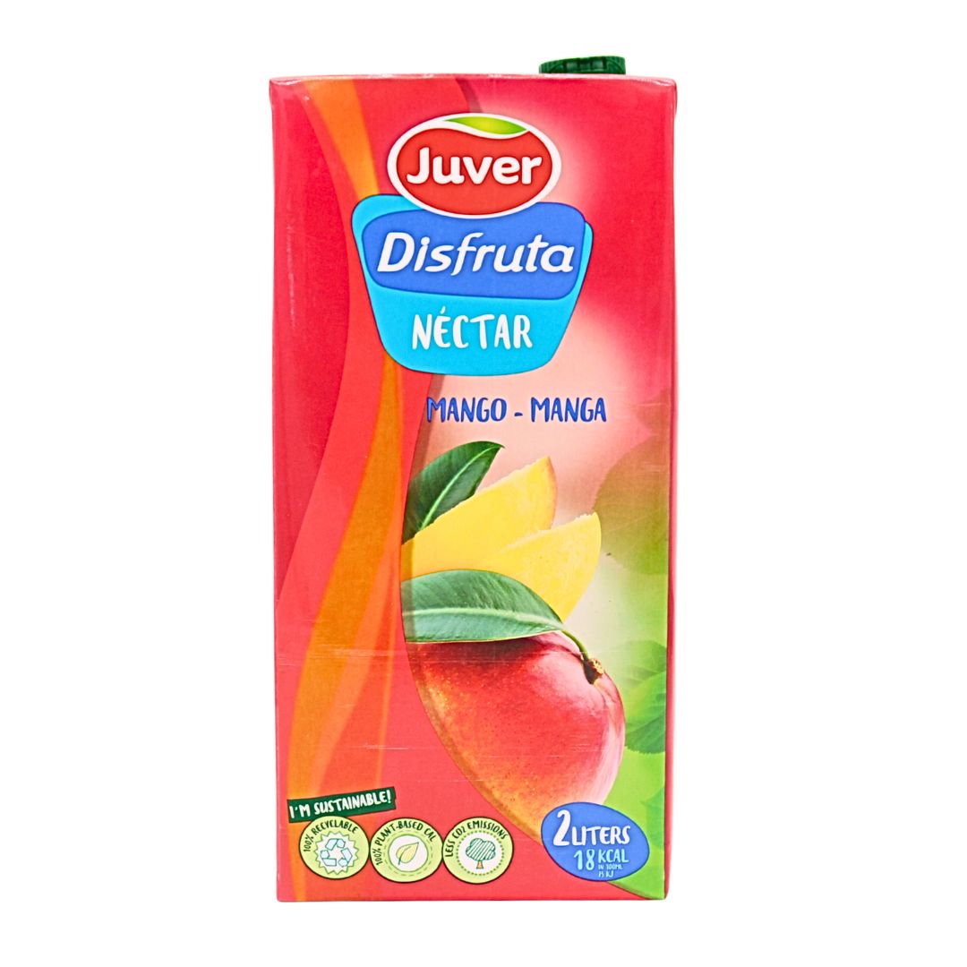 Juver Disfruta Mango Nectar Juice 2 Liters Carton | No Added Sugar Mango Nectar | www.AlbazaarMarket.com