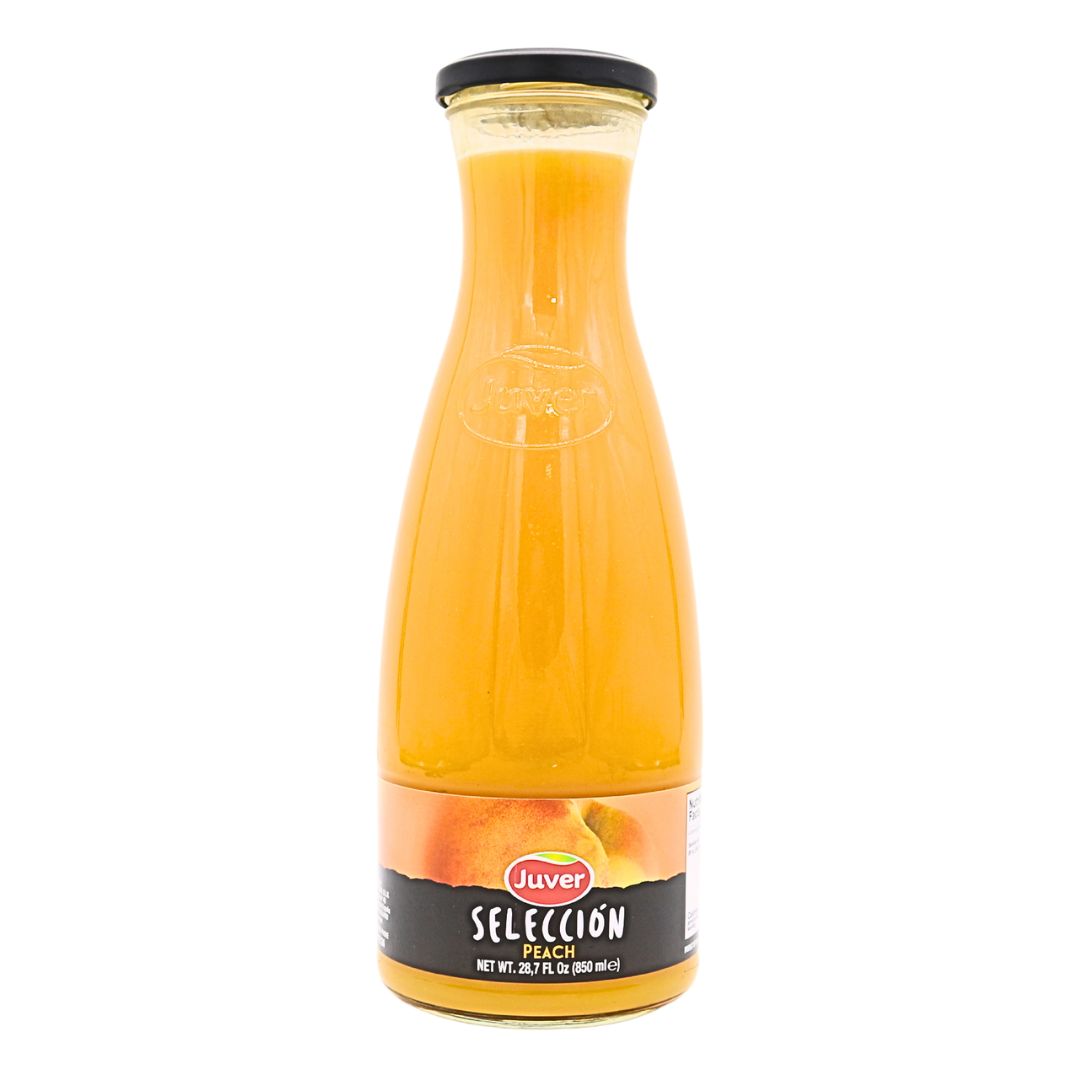 Juver Seleccion Peach Juice 850 ML Glass Bottle | Premium Peach Nectar | www.AlbazaarMarket.com