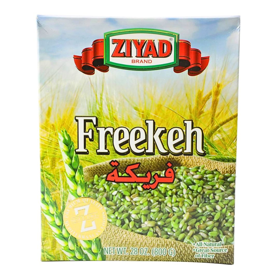 Ziyad Freekeh Roasted Green Cracked Wheat 28 oz Bag | Middle Eastern Freekeh | www.AlbazaarMarket.com