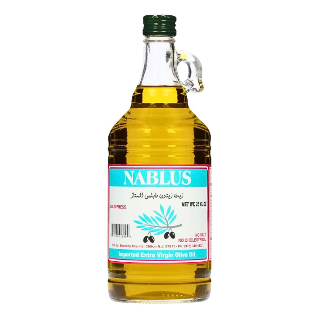 Nablus Extra Virgin Olive Oil Cold Press 25 oz | www.AlbazaarMarket.com