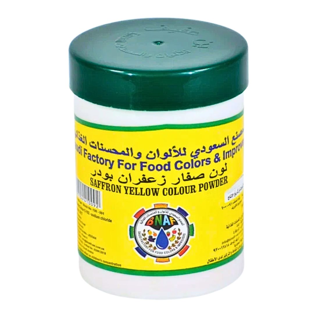 Saffron Yellow Food Colour Powder 100g | www.AlbazaarMarket.com