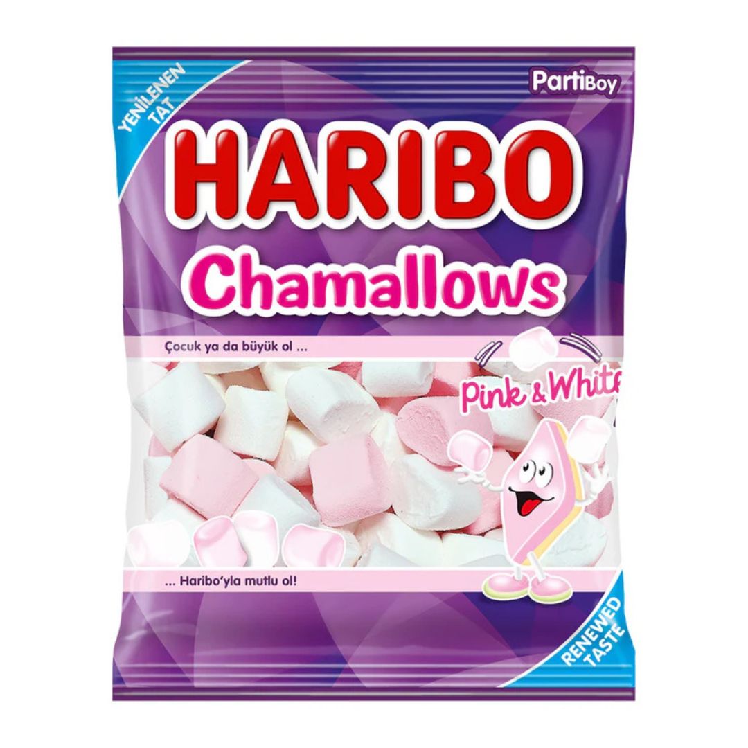 Haribo Halal Chamallows Pink & White Marshmallows 150g | www.AlbazaarMarket.com