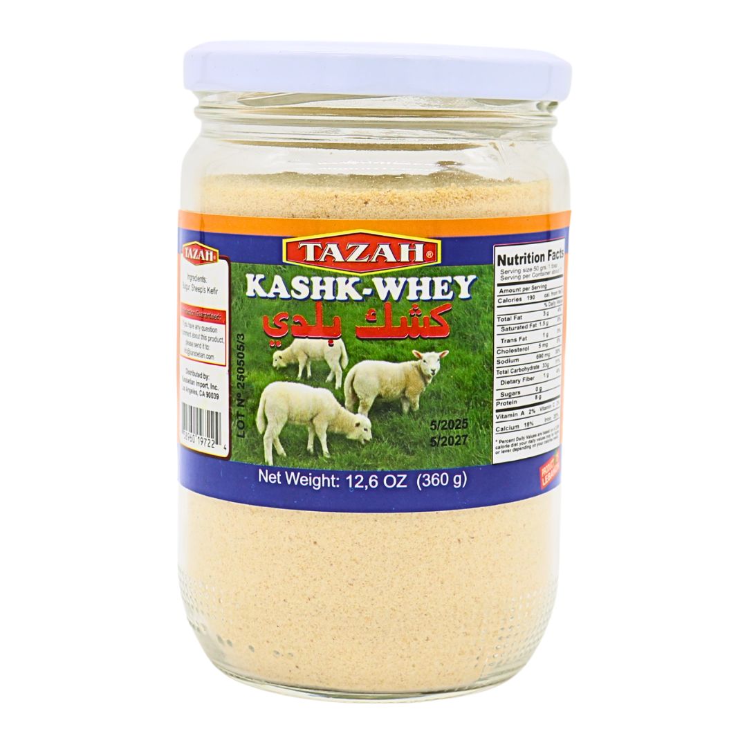 Tazah Kashk-Whey (Kishk) Jar 360 g | www.AlbazaarMarket.com